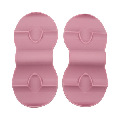 CLEAR Silicone Pot Holder Grey/Pink (KT000486)