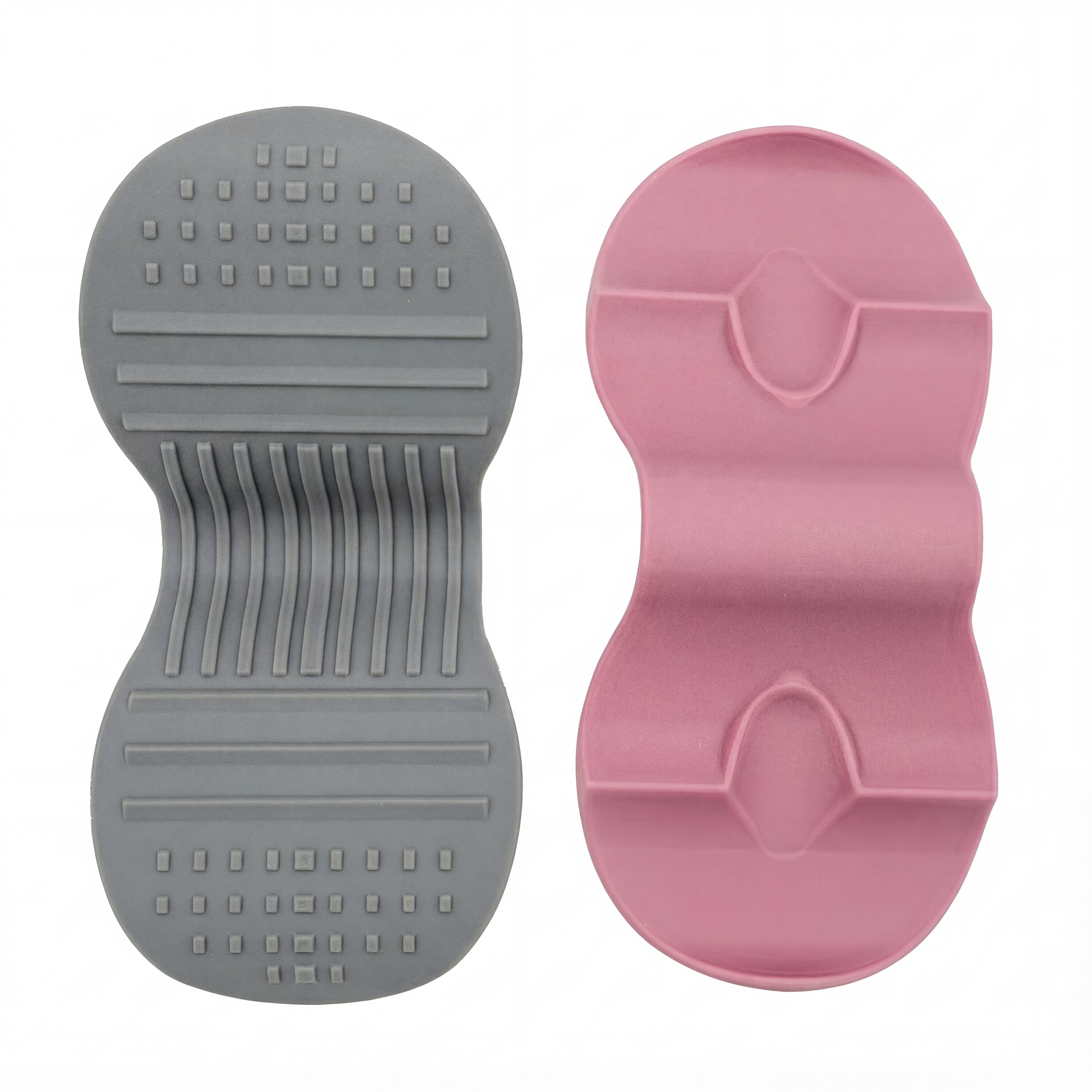 CLEAR Silicone Pot Holder Grey/Pink (KT000486)