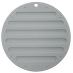 CLEAR Silicone Trivet Pot Mat Round Grey/Pink (KT000622)