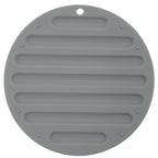 CLEAR Silicone Trivet Pot Mat Round Grey/Pink (KT000622)