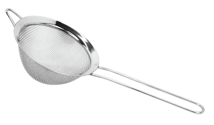 K. Stainless Steel Strainer with Handle 10cm