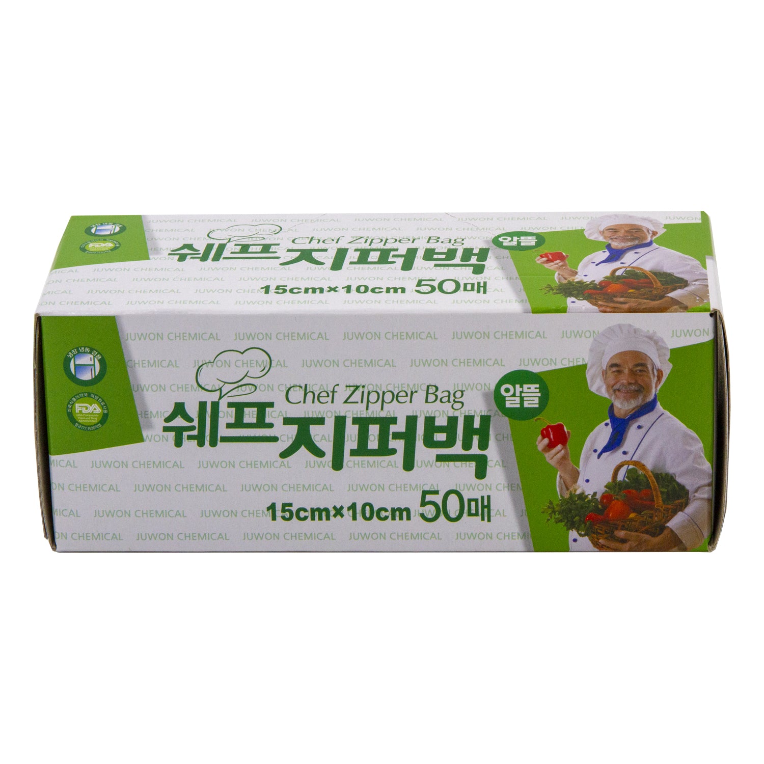 Chef Regular Zipper Bag Small 6"x4" - 50 bags (KT636065)