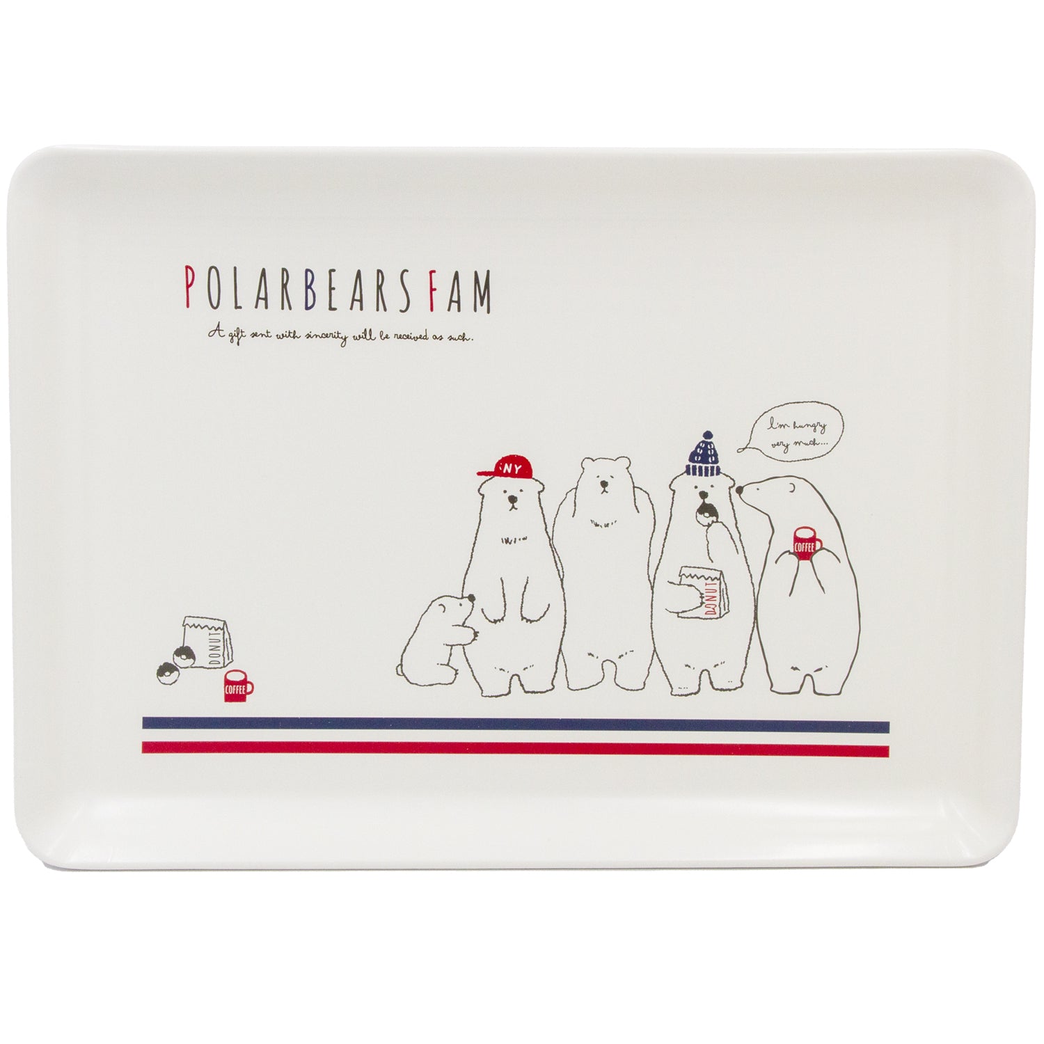 Polar Bears Fam Tray Large 15"x11" (KT761366)