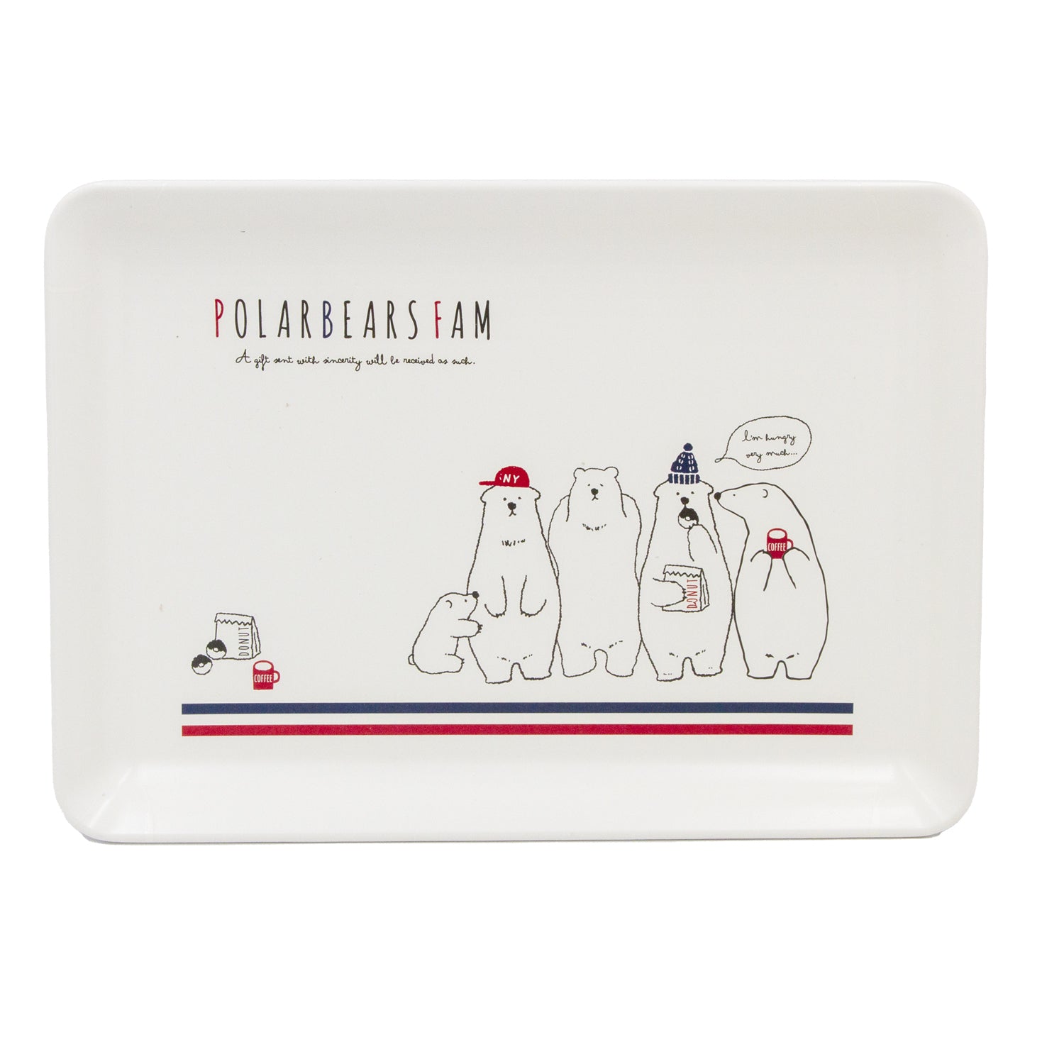 Polar Bears Fam Tray Medium 13"x9" (KT761373)