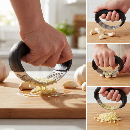 Suncook Stainless Steel Garlic Press Rocker (KT976646)