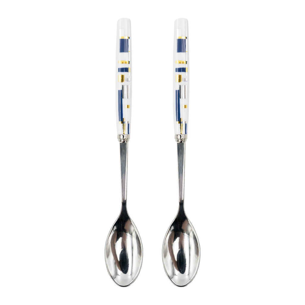 Square Classic Tea Spoon 2pcs – Stainless Steel