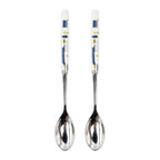 Square Classic Tea Spoon 2pcs – Stainless Steel