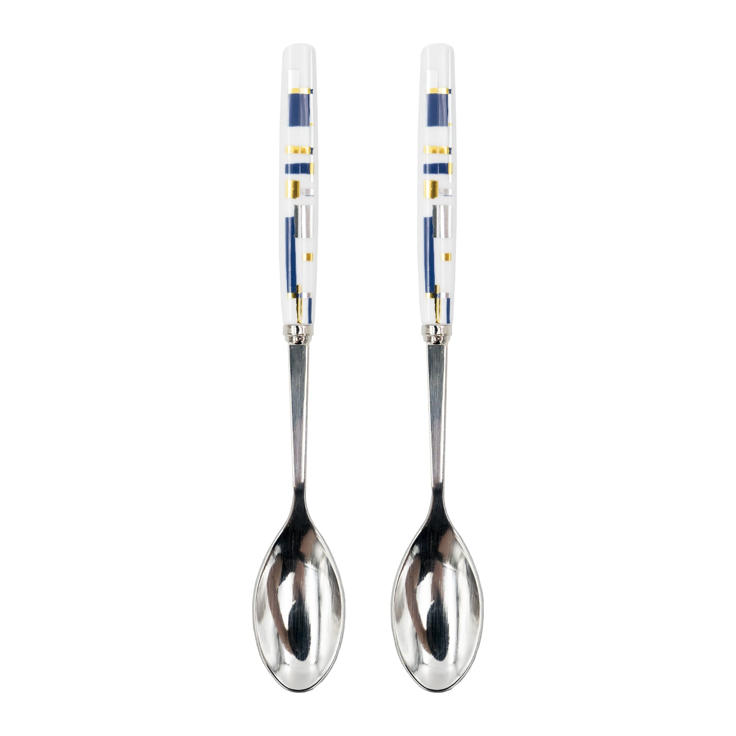 Square Classic Tea Spoon 2pcs – Stainless Steel