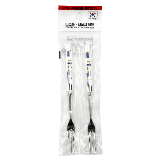 Square Classic Tea Fork 2pcs – Stainless Steel