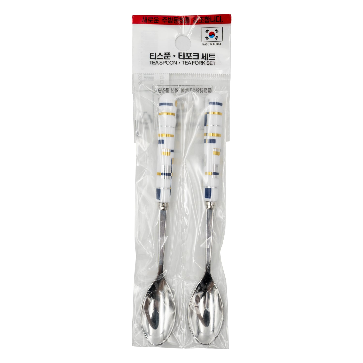 Round Classic Tea Spoon 2pcs – Stainless Steel