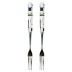 Round Classic Tea Fork 2pcs – Stainless Steel