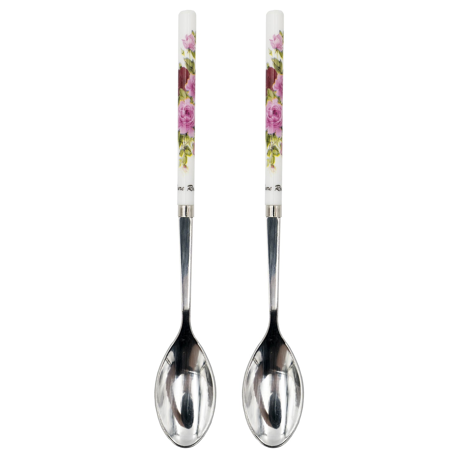 Multi Royal Rose Tea Spoon 2pcs – Elegant Floral Design