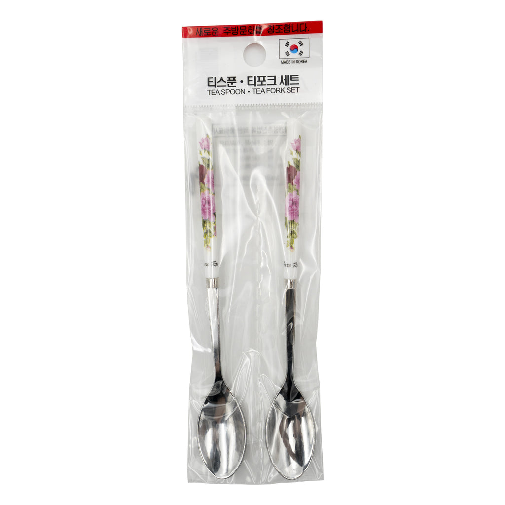 Multi Royal Rose Tea Spoon 2pcs – Elegant Floral Design