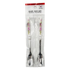 Multi Royal Rose Tea Spoon 2pcs – Elegant Floral Design