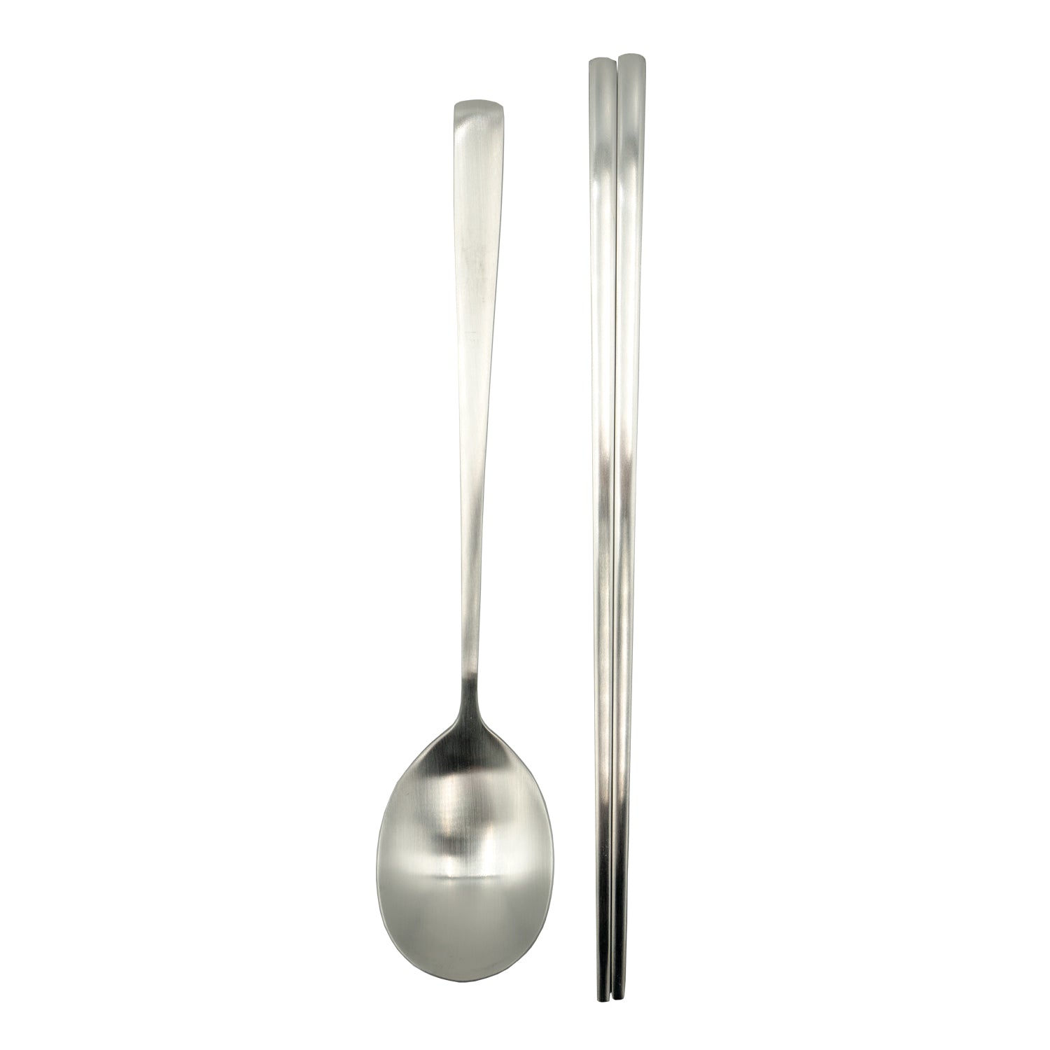 Stainless Steel Spoon & Chopstick Set – Durable & Reusable (KW028493)