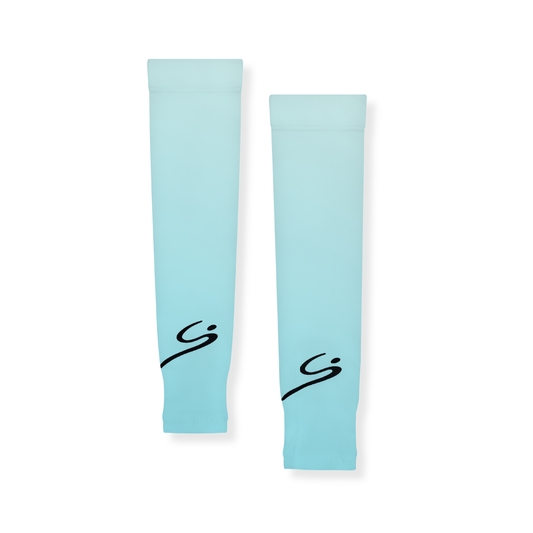 Sun Arm Sleeves Aqua/Black