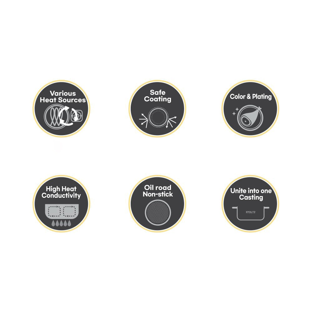 IH Stock Pot 20cm Lemon Meringue (KP963243)