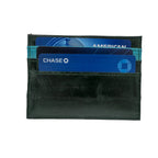 KEY&CO Genuine Eel Skin Slim Card Holder – Green with Pink/Teal Trim