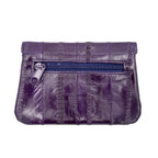 KEY&CO Genuine Eel Skin Coin Pouch – Purple