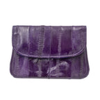 KEY&CO Genuine Eel Skin Coin Pouch – Purple