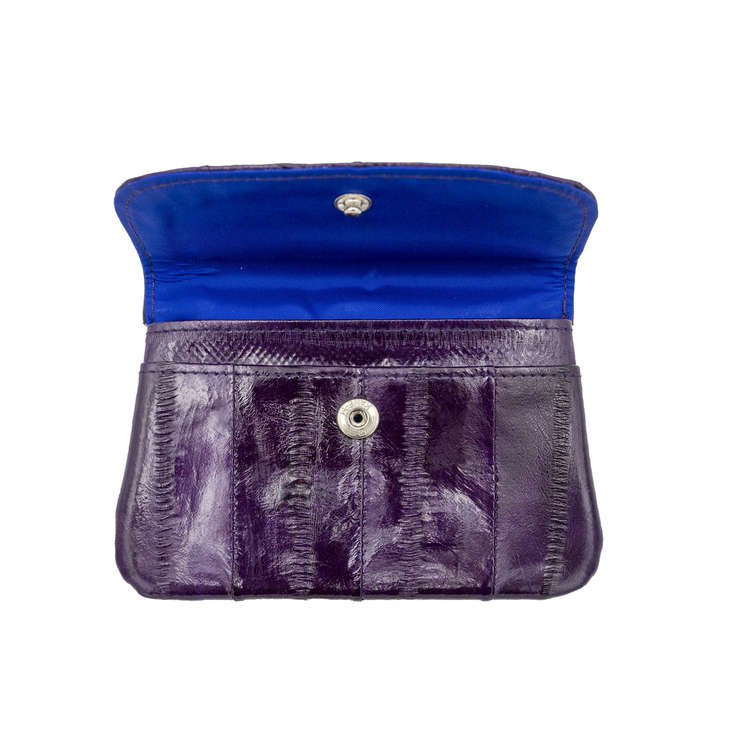 KEY&CO Genuine Eel Skin Coin Pouch – Purple