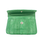 KEY&CO Genuine Eel Skin Coin Pouch – Green