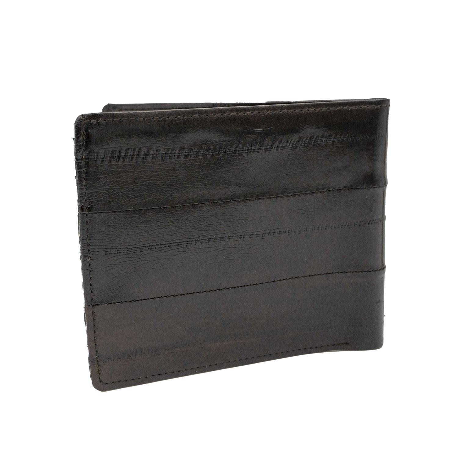 KEY&CO Genuine Eel Skin Wallet - Brown