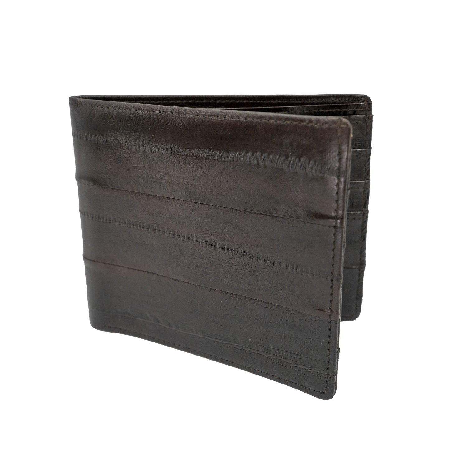 KEY&CO Genuine Eel Skin Wallet - Brown