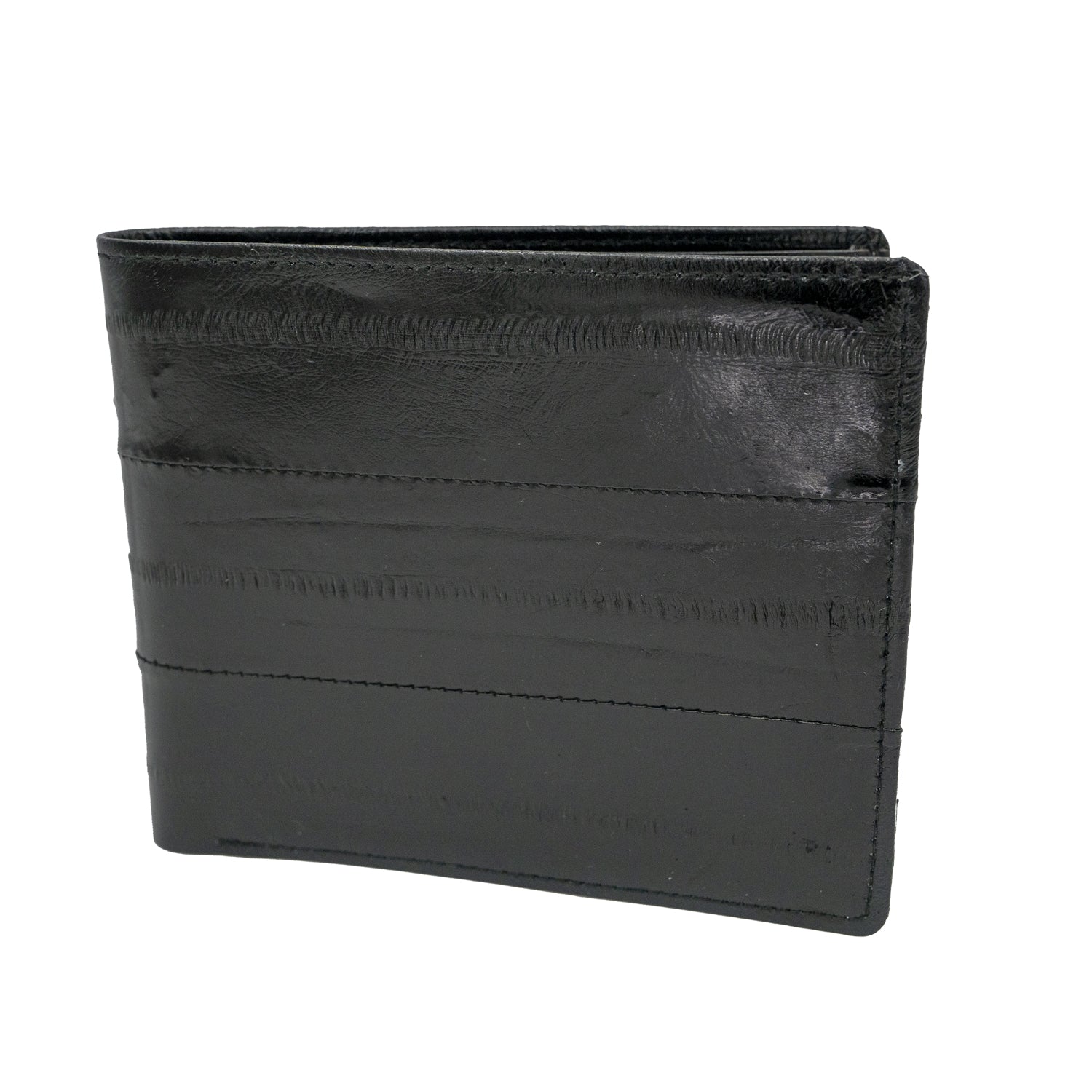 KEY&CO Genuine Eel Skin Wallet - Black