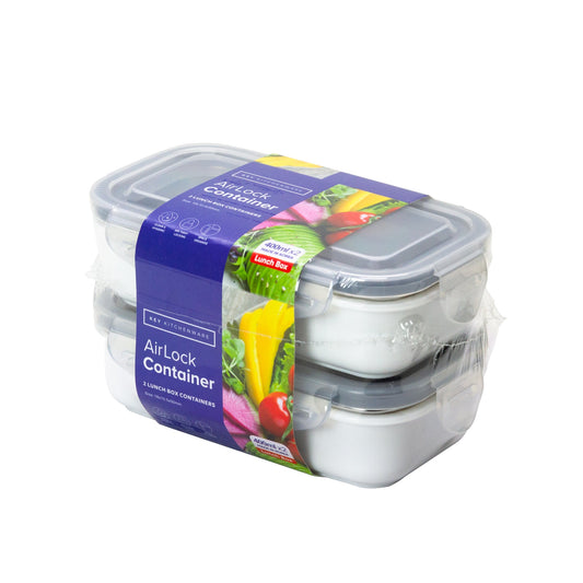 Airlock Containers Lunch Box Set 400ml (x2) (AL033879)