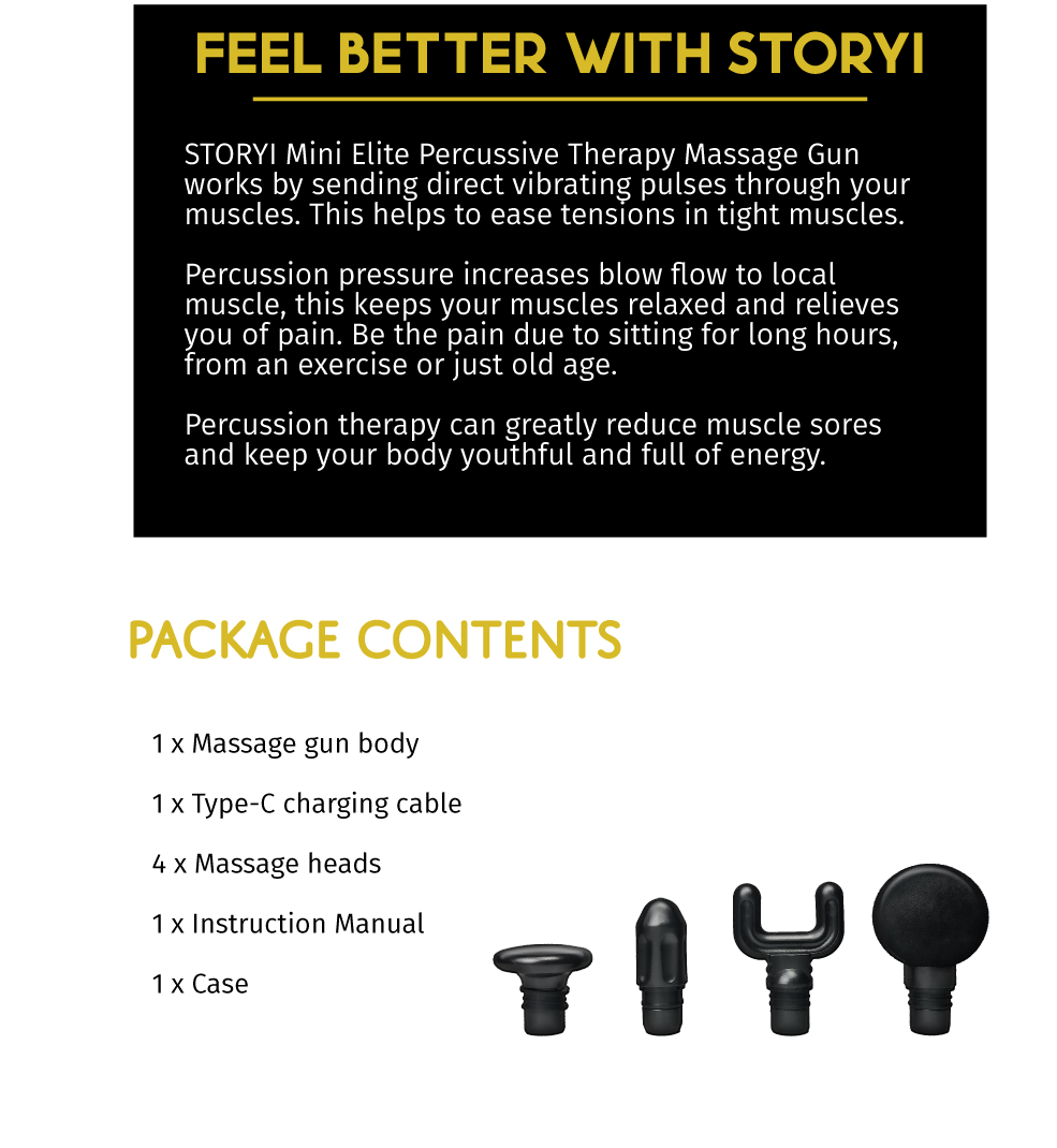 Percussive Therapy Massage Gun