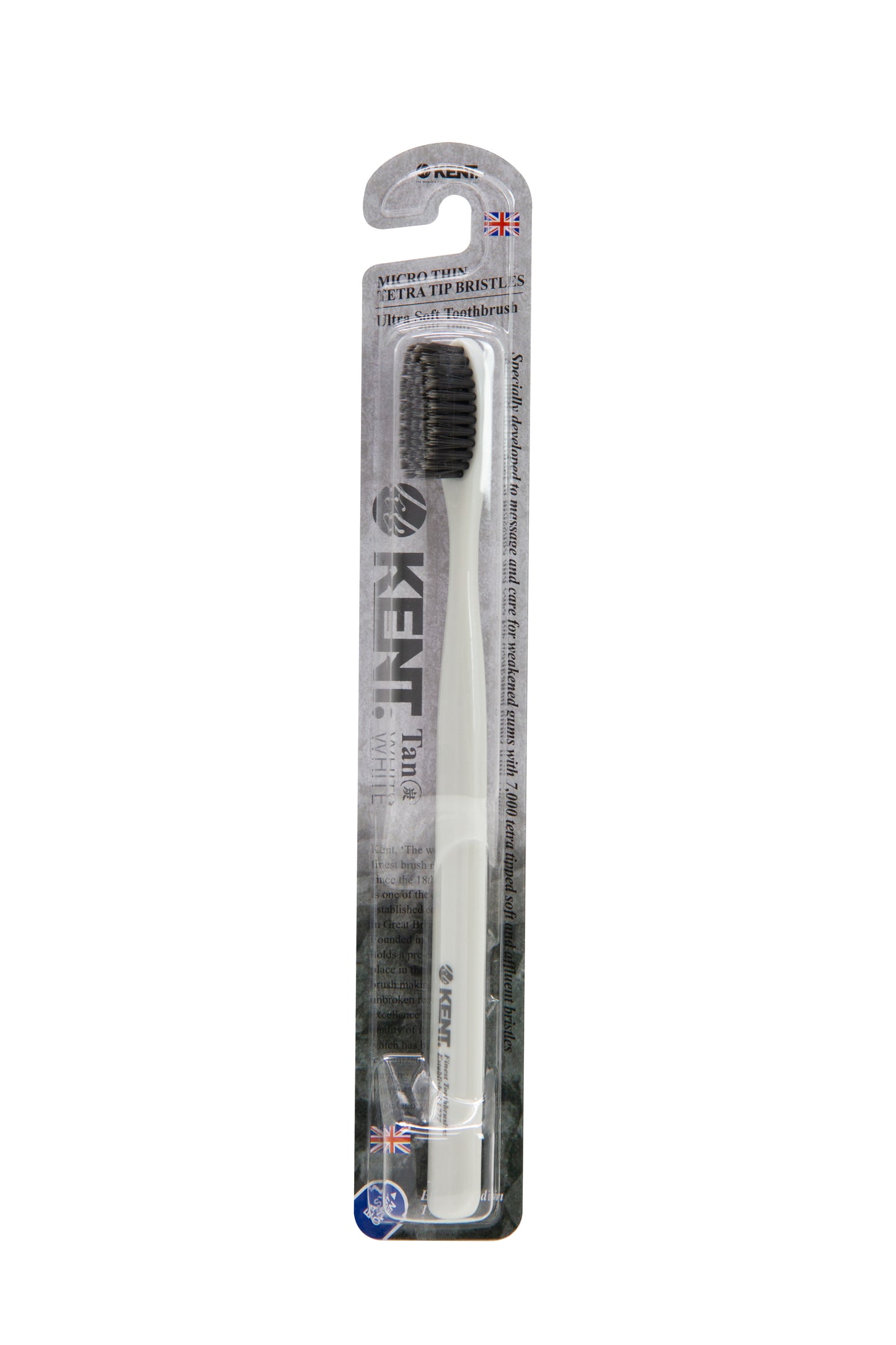 Kent Charcoal Toothbrush White (BT142316)