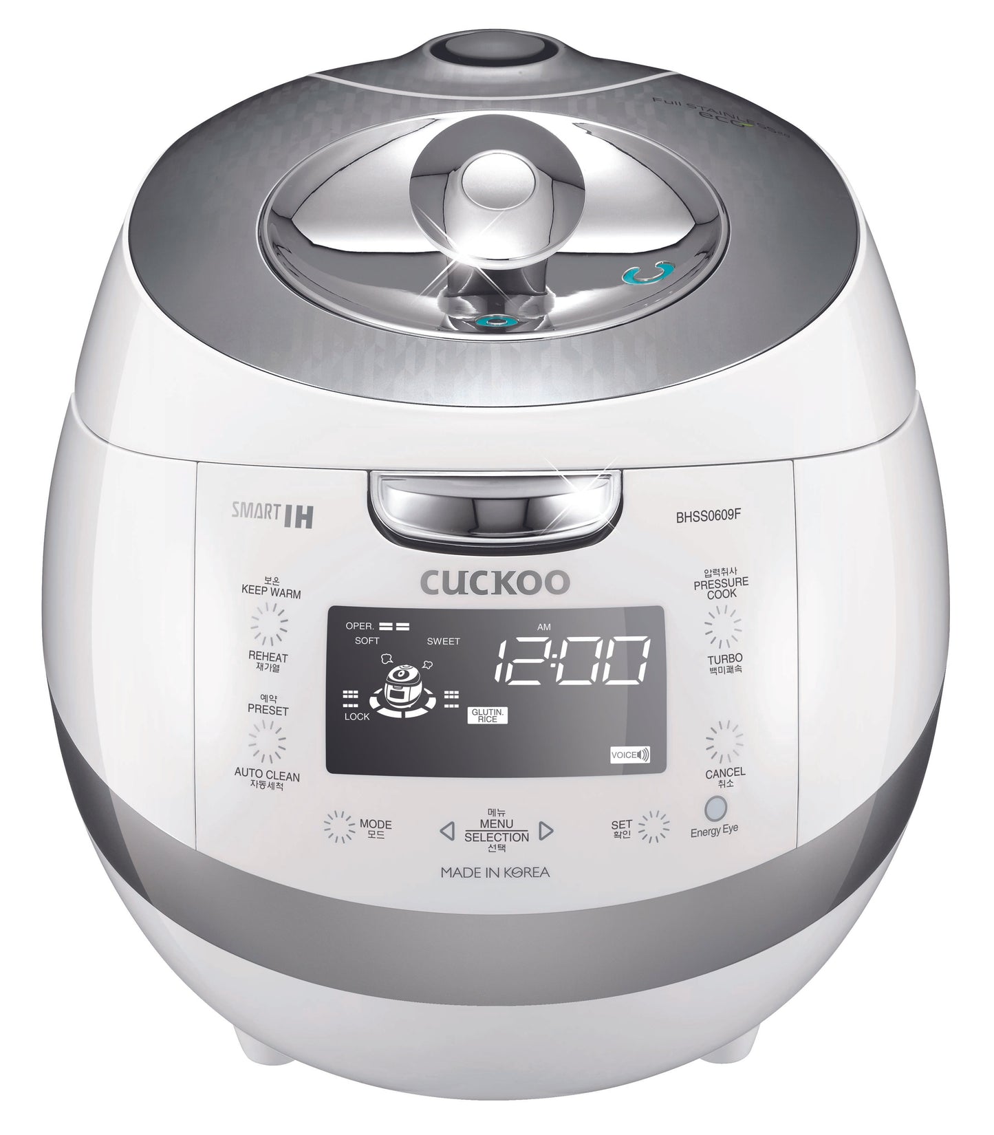 Cuckoo IH Pressure Rice Cooker (CRP-BHSS0609F) 6 Cups