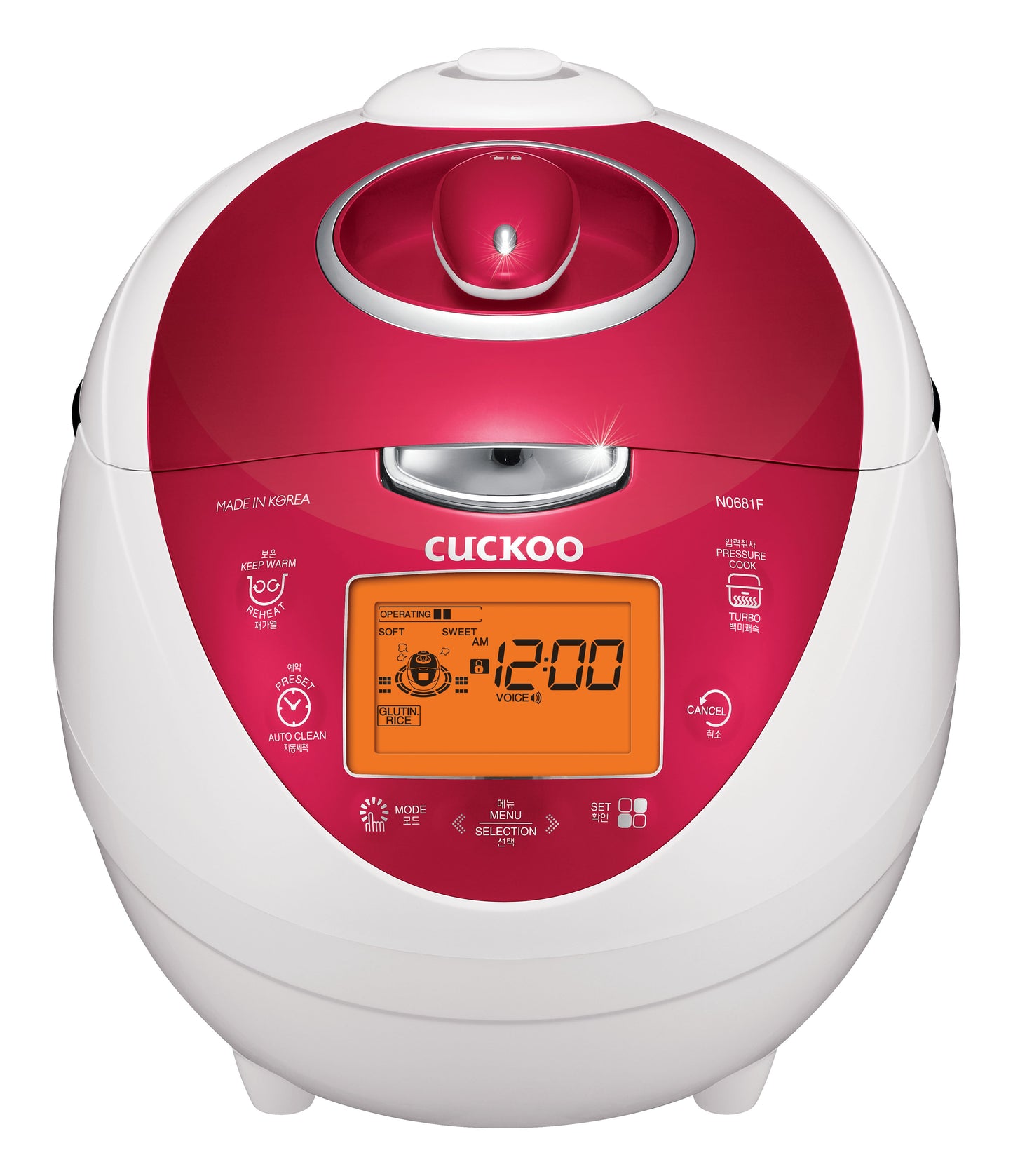 Cuckoo 6-Cup IH Twin Pressure Rice Cooker 