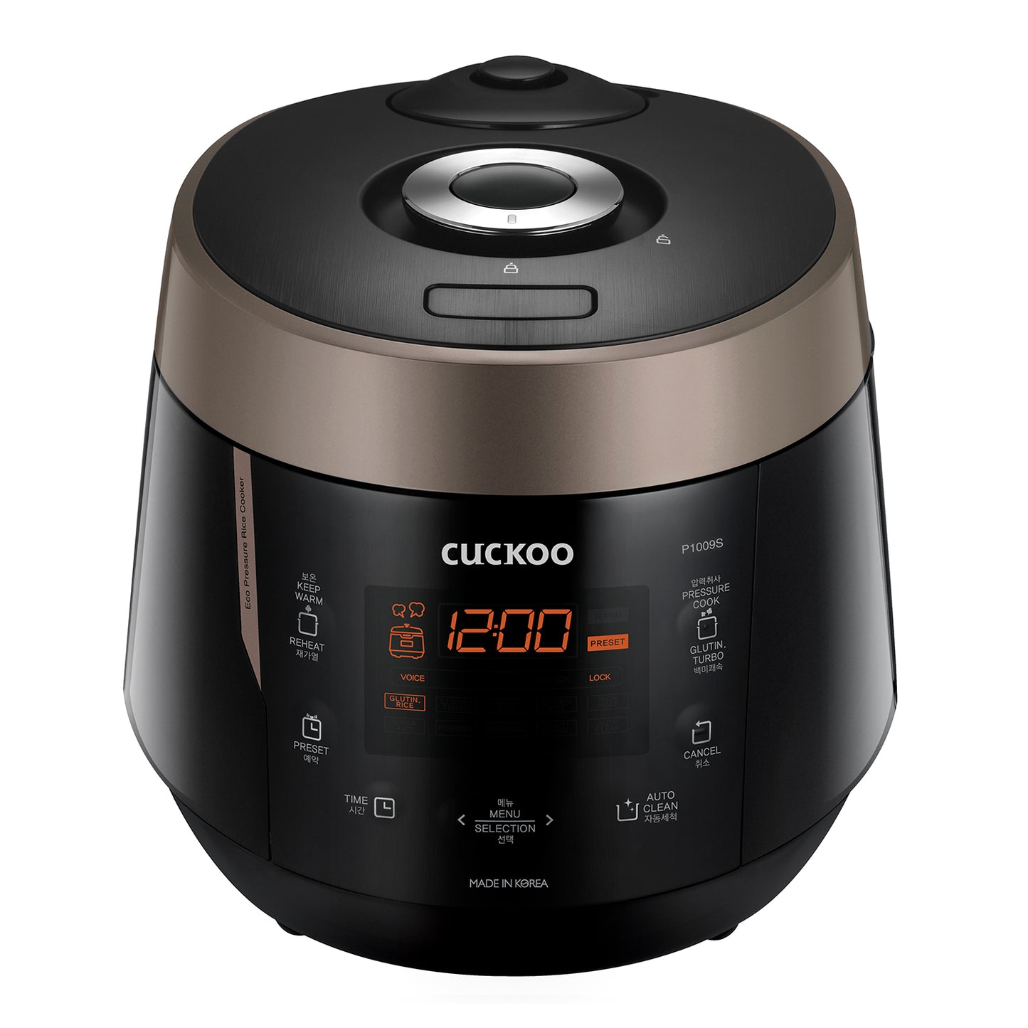 Cuckoo Electric Pressure Rice Cooker Black (CRP-P1009SB) 10 Cups