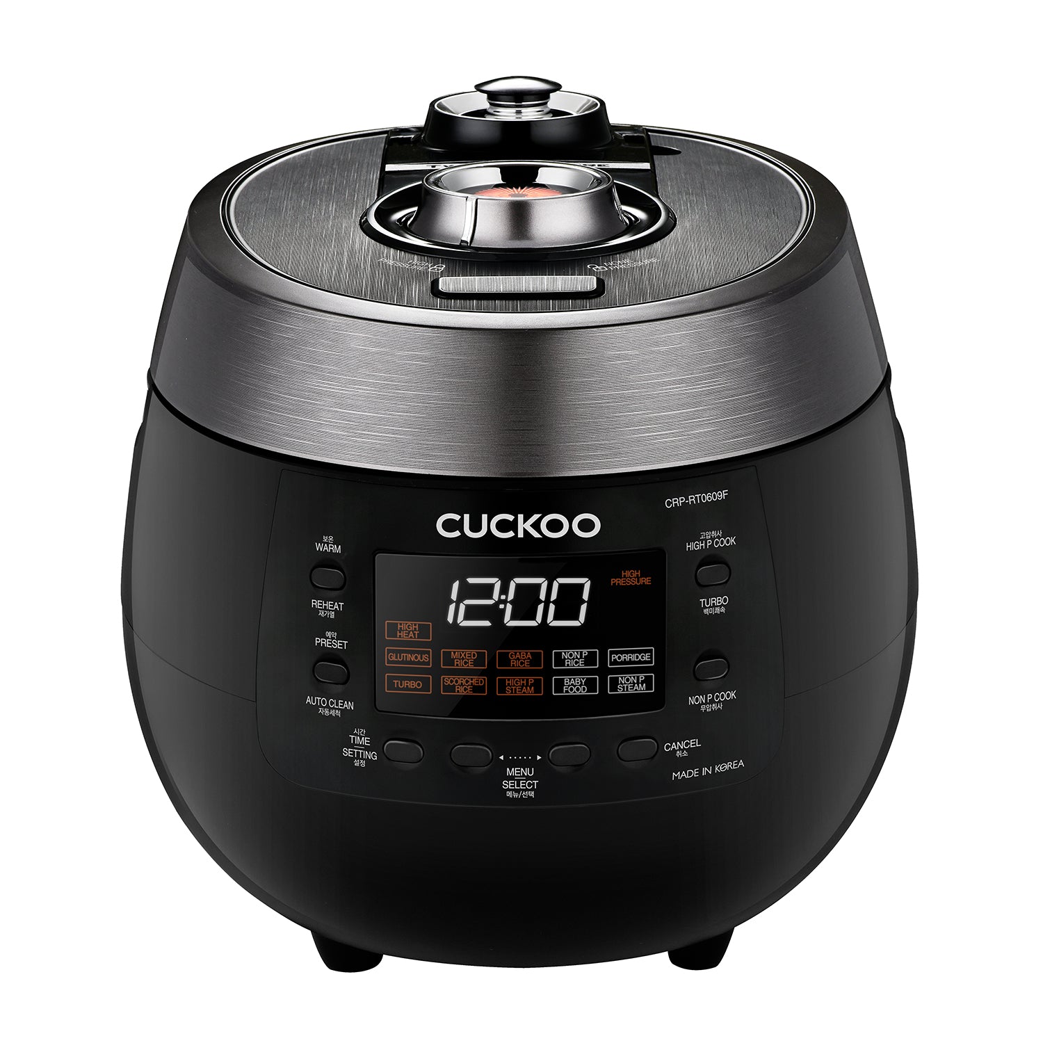 Twin Electric Pressure Rice Cooker Black (CRP-RT0609FB) 6 Cups