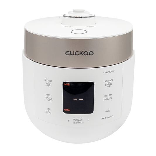 Cuckoo Electric Twin Pressure Rice Cooker White (CRP-ST0609FW) 6 Cups