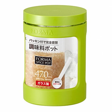 Forma Glass Spice Pot 470mL Regular Green