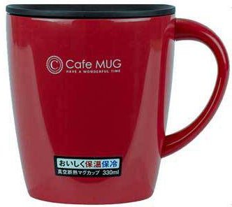 Asvel Vacuum Mug Cup 330mL (MG-T330) - Red