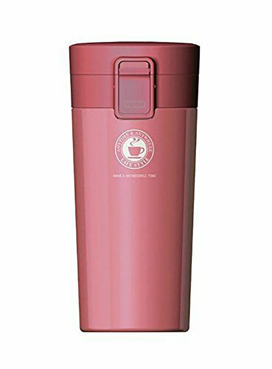 Asvel Cafe Style Vacuum Tumbler 370mL (TL370) Pink