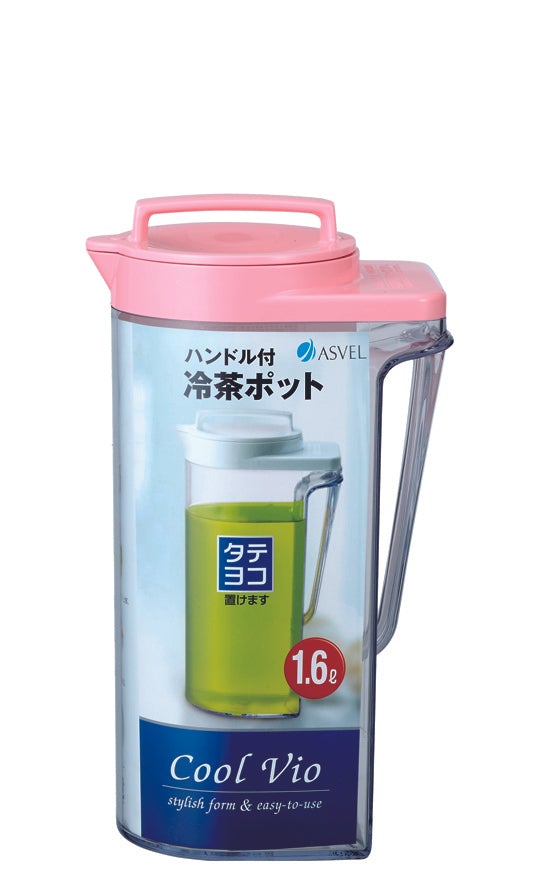 Asvel VIO Ice Tea Cooler 1.6L (D-161) - Pink