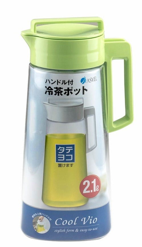 Asvel VIO Drink Ice Tea Pitcher 2.1L (D-210) Green