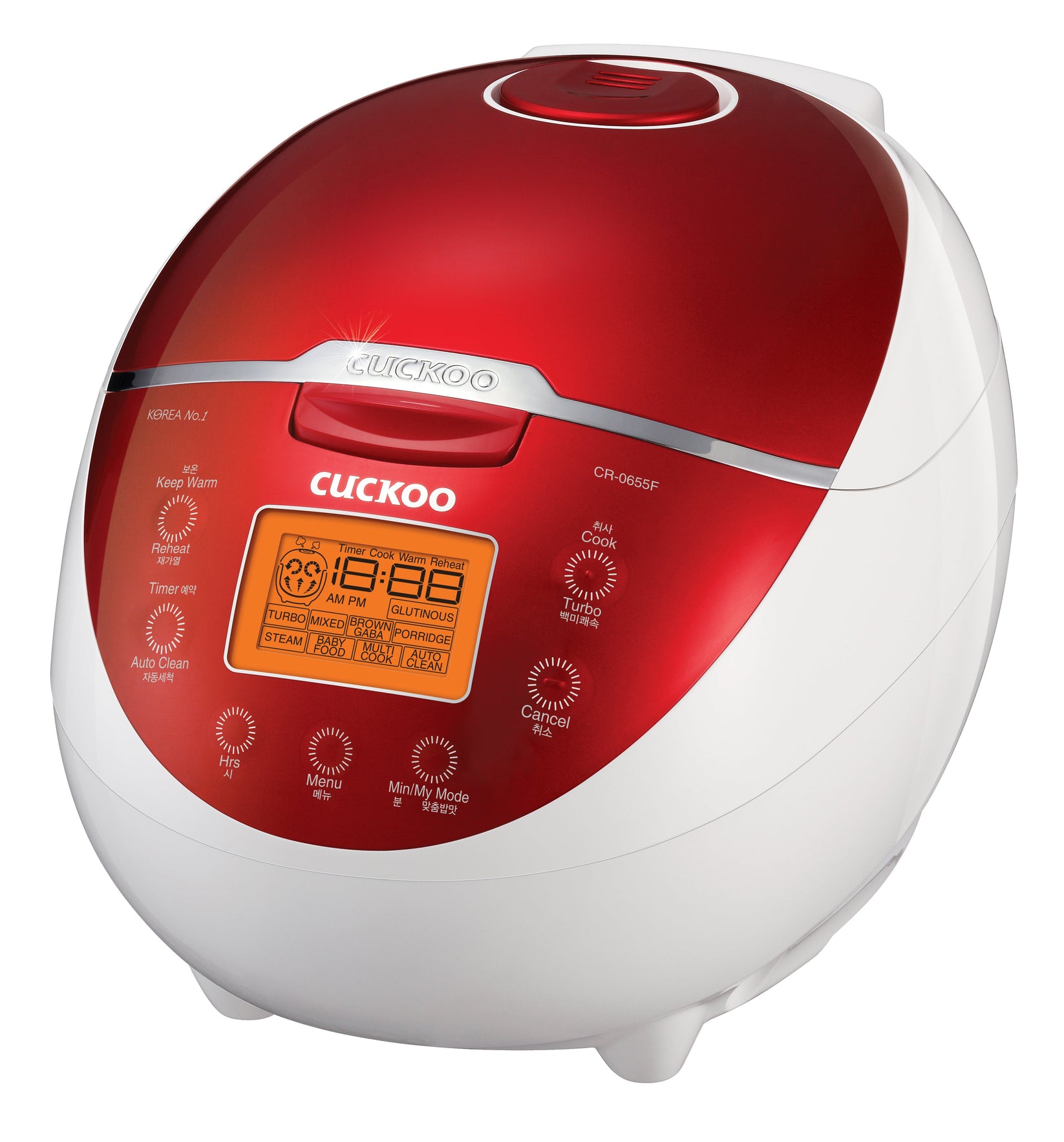 Cuckoo Electric Warmer Rice Cooker (CR0655F) 6 Cups KEY Company