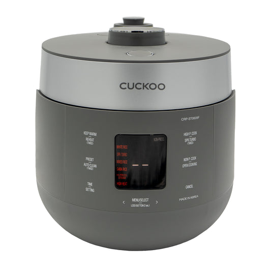 Cuckoo Electric Twin Pressure Rice Cooker Grey (CRP-ST0609FG) 6 Cups