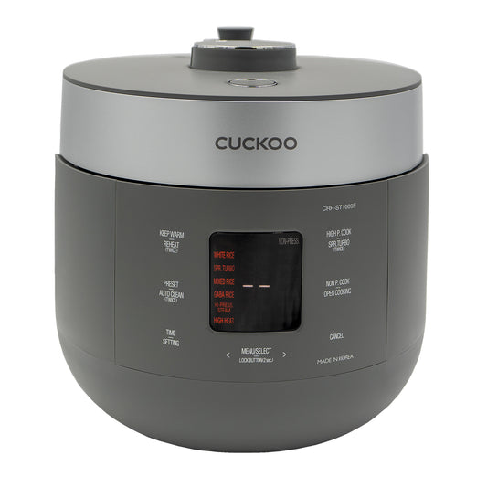 Cuckoo Electric Twin Pressure Rice Cooker Grey (CRP-ST1009FG) 10 Cups