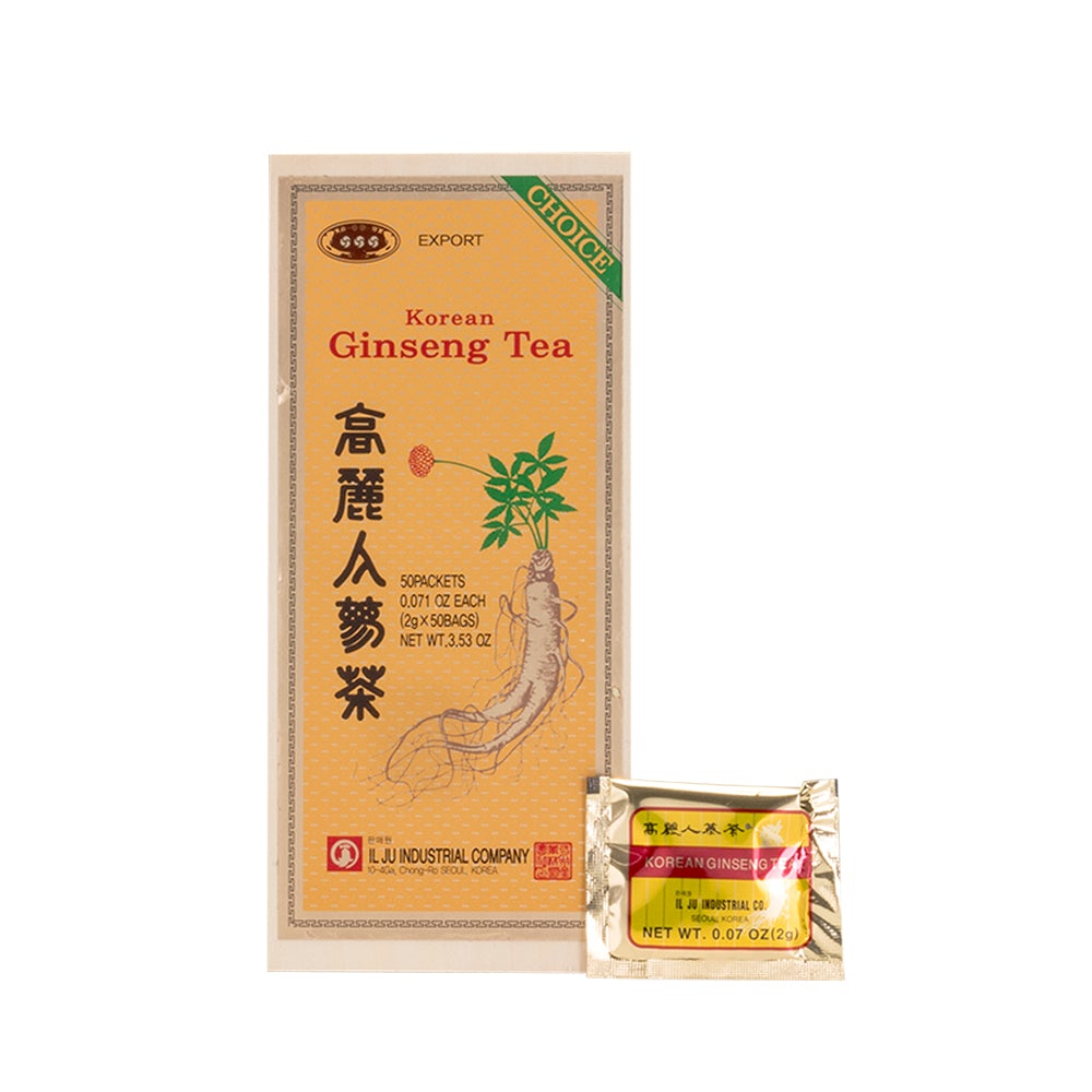 Korean Ginseng Tea Set - Wooden - 2,000mg x 50pcs