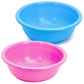Plastic Rice Washer Basin Large - Blue/Pink