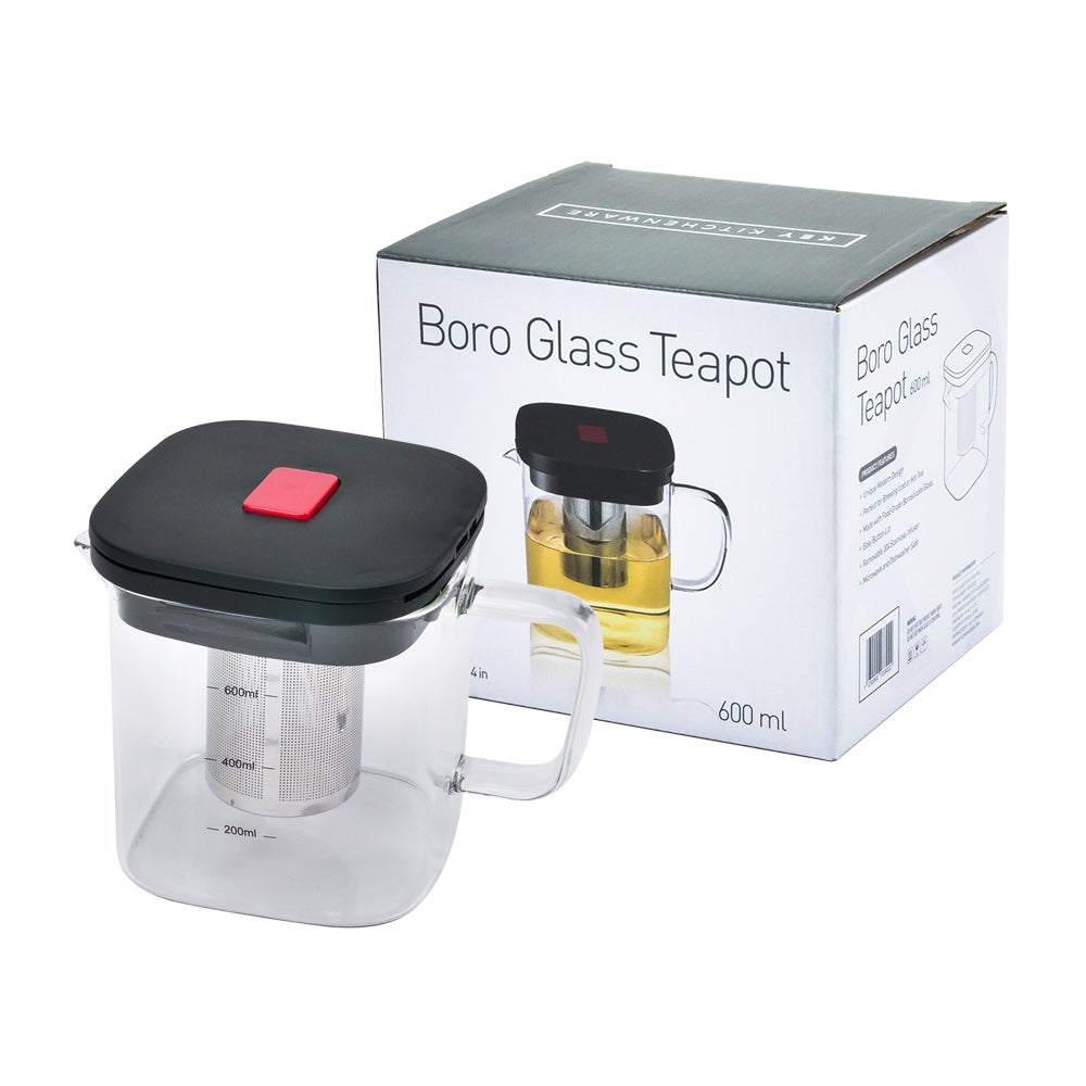 Boro Glass Teapot 600mL (KT033022)