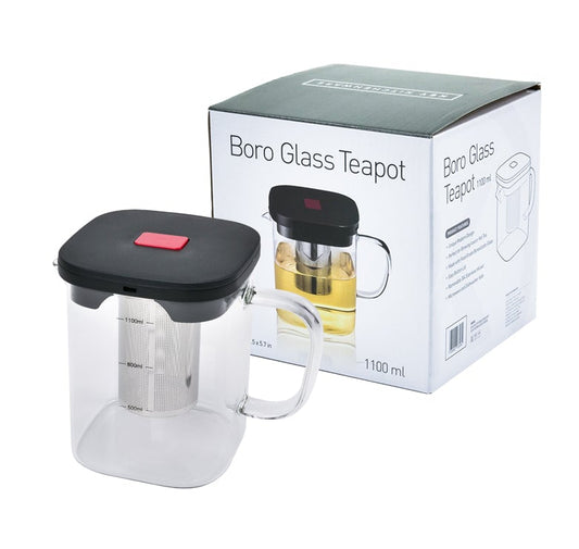 Boro Glass Teapot 1100mL