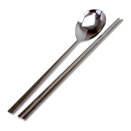 Stainless Steel Vacuum Spoon & Chopsticks Set